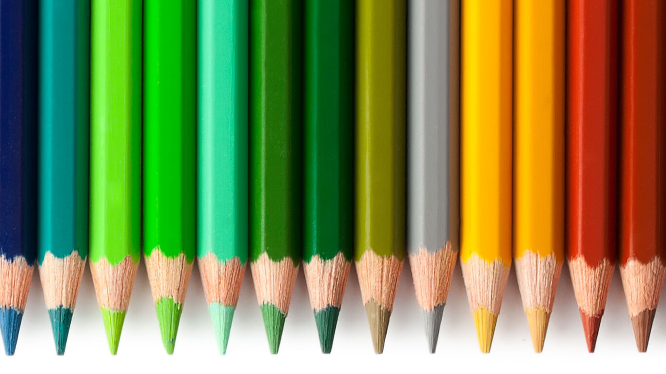 student art contest banner shows image of colored pencils