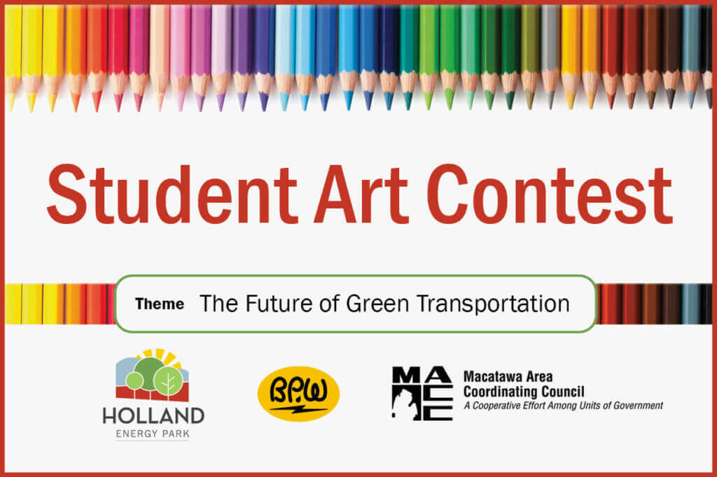 Theme of Student Art Contest is the future of green transportation.